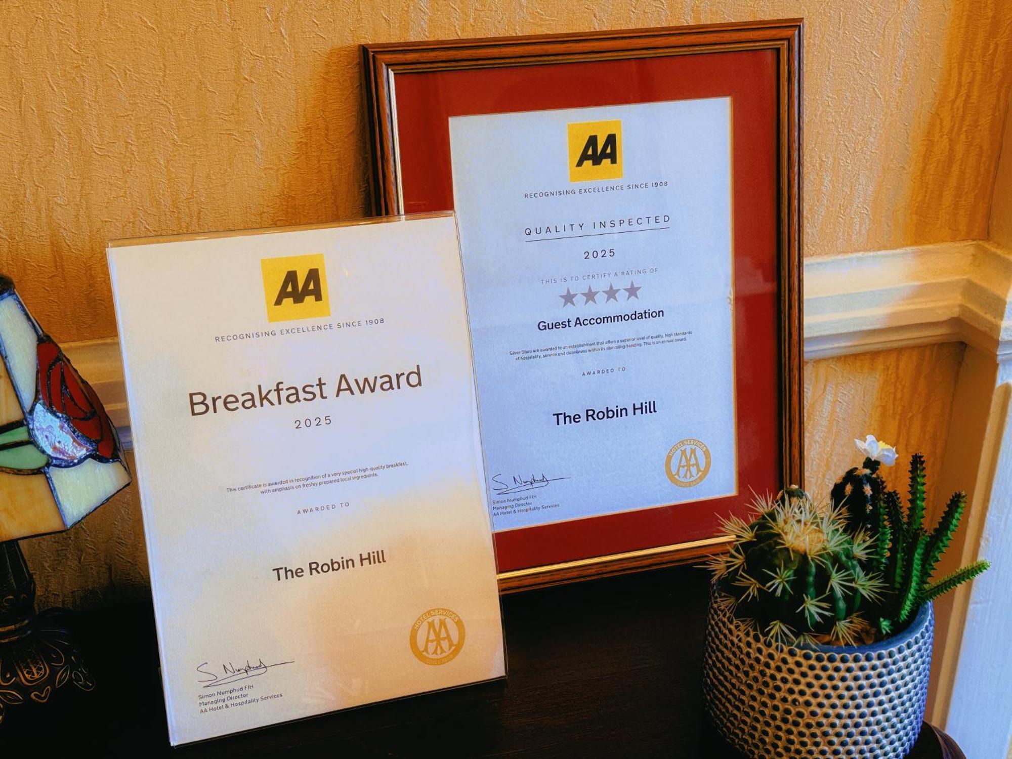 The Robin Hill Bed & Breakfast Torquay Eksteriør bilde